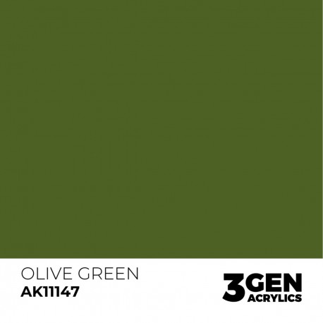 Bouteille de peinture acrylique Vert Olive AK11147 par AK-Interactive