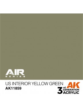 Peinture acrylique US Interior Yellow Green d'AK Interactive