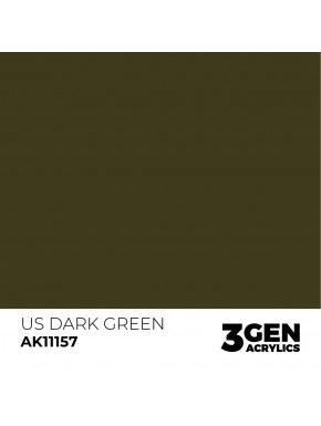 Tinta acrílica US Dark Green da AK-Interactive