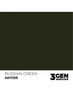 Peinture acrylique Russian Green 17ml AK-Interactive