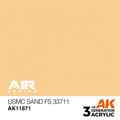 Frasco de tinta acrílica USMC Sand FS 33711