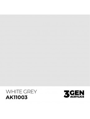 Peinture acrylique AK-Interactive White Grey, 17ml
