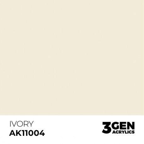 Tinta Acrílica Ivory AK-Interactive 17ml
