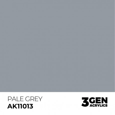 Pintura acrílica Pale Grey AK11013 de AK-Interactive
