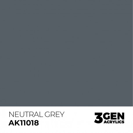 Peinture acrylique Gris Neutre AK-Interactive 17ml
