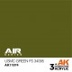 Pintura acrílica verde USMC Green FS 34095