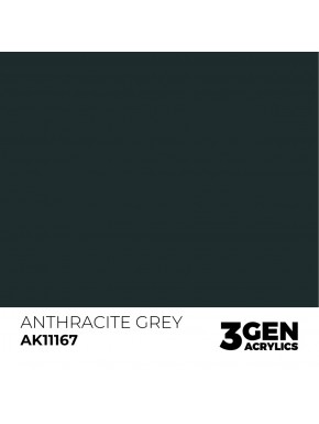 Peinture acrylique Gris Anthracite AK Interactive, 17ml