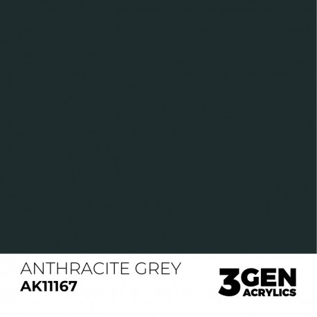 Pintura acrílica Anthracite Grey de AK Interactive, 17ml