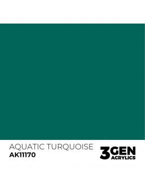 Peinture Turquoise Aqua AK-Interactive 17ml