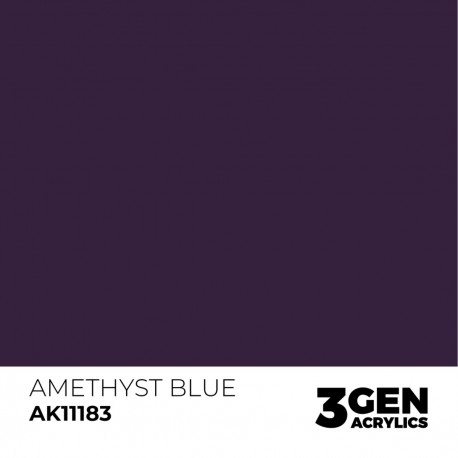 Tinta acrílica Amethyst Blue da AK-Interactive 17ml