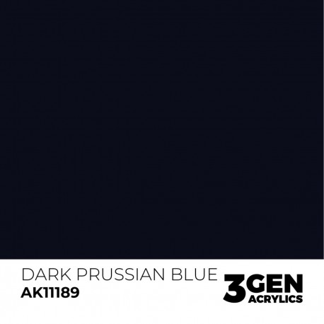Botella de pintura Dark Prussian Blue 17ml