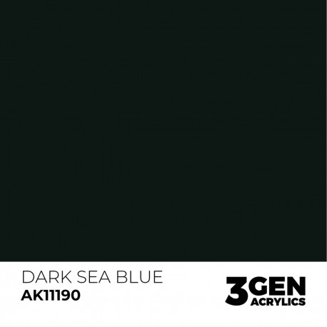 Peinture acrylique Bleu Mer Sombre AK-Interactive 17ml