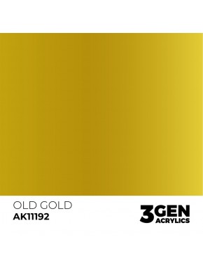 Peinture acrylique métallique Old Gold AK-Interactive