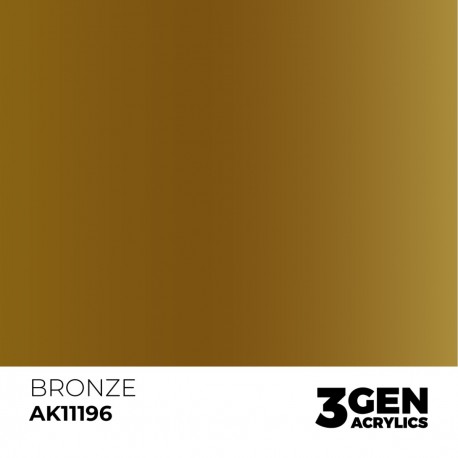 Bronze AK-Interactive acrílico metálico 17ml