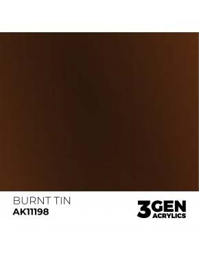 Pigment métallique Burnt Tin AK-Interactive 17ml