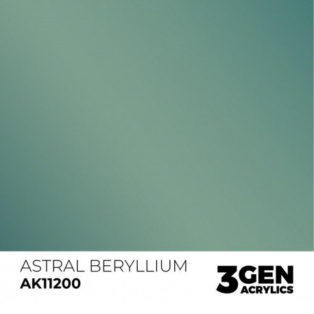 Envase de pintura metálica Astral Beryllium AK Interactive