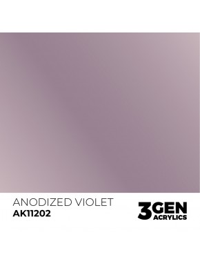 Peinture métallique Anodized Violet AK-Interactive 17ml