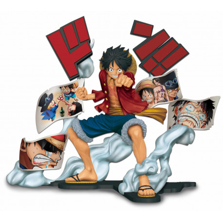 Figura Rufy di One Piece 20 cm Banpresto Storia dell'Età