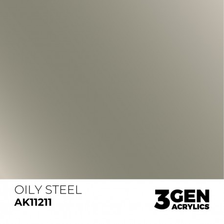 Peinture métallique Oily Steel de AK-Interactive