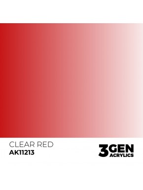 Flacon Clear Red AK-Interactive 3GEN Acrylique