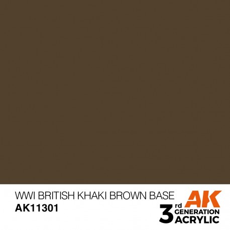 Peinture marron kaki WWI AK Interactive