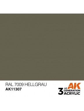 Peinture acrylique RAL 7009 Hellgrau par AK-Interactive