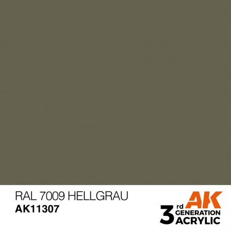 Tinta acrílica RAL 7009 Hellgrau da AK-Interactive