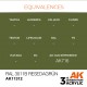Pintura acrílica verde reseda AK-Interactive de 17ml