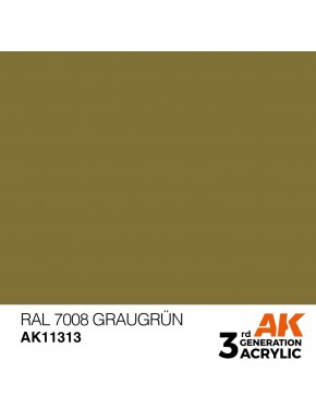 Peinture RAL 7008 Graugrün AFV par AK-Interactive