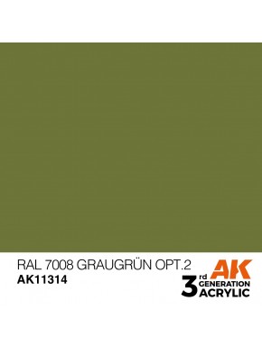 Peinture gris-vert RAL 7008 AK-Interactive