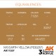 Tinta acrílica Nº6 Earth Yellow AK-Interactive 17ml