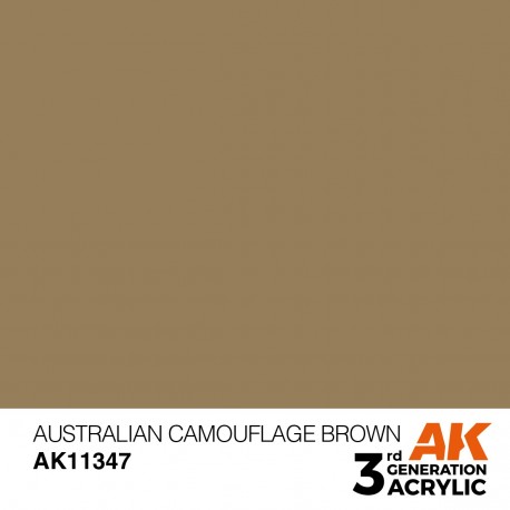 Peinture AK-Interactive Marron Camouflage Australien 17ml