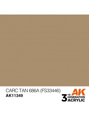 Pintura Carc Tan 686A FS33446 AK-Interactive