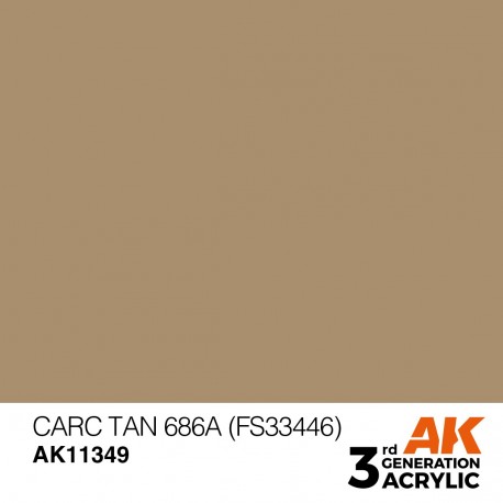 Pintura Carc Tan 686A FS33446 AK-Interactive