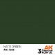 Peinture acrylique Vert NATO AFV en flacon de 17ml