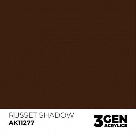 Bouteille de peinture Russet Shadow 3GEN par AK-Interactive