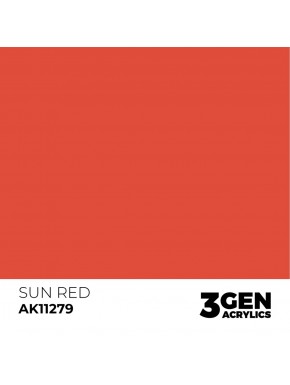 Bouteille de peinture Sun Red 17ml AK-Interactive