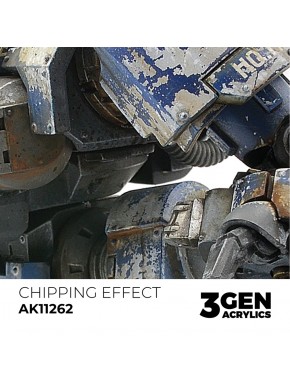Effet acrylique Chipping d'AK-Interactive en flacon de 17ml