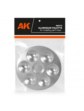Palette en aluminium 6 cavités AK-Interactive pour maquettisme