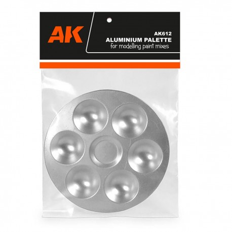 Palette en aluminium 6 cavités AK-Interactive pour maquettisme