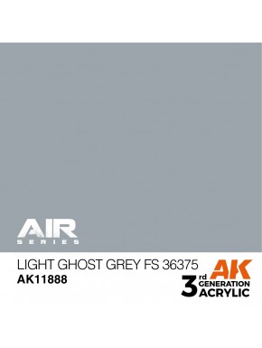 Tinta cinza Light Ghost Grey FS 36375 AK Interactive