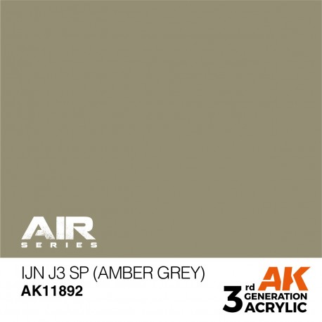 Tinta cinza âmbar IJN J3 SP da AK-Interactive 17ml