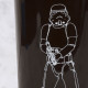 Verre de Voyage Star Wars Stromtrooper 3D Noir