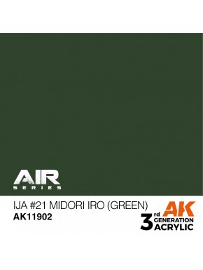 Peinture acrylique verte IJA 21 Midori 17ml