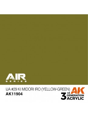 Peinture vert jaune IJA 29 AK-Interactive 17ml