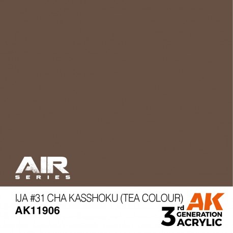 Tinta marrom chá AK Interactive 17ml