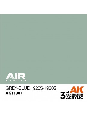 Pintura acrílica Grey-Blue 1920s-1930s AK-Interactive