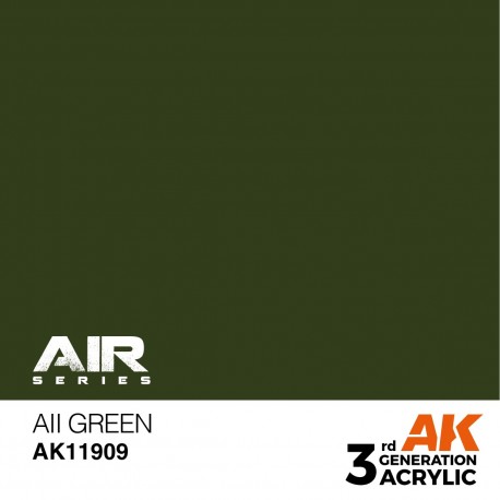 Tinta Acrílica Verde Aii da AK-Interactive