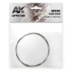 Fio de cobre 0.25mm cor prata AK-Interactive
