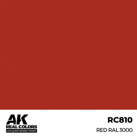 Pintura laca roja RAL 3000 AK-Interactive
